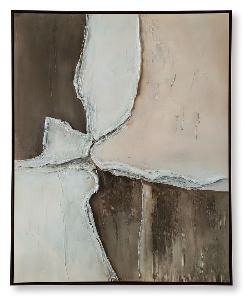 Junward - Décoration murale - Marron / Fauve / Blanc