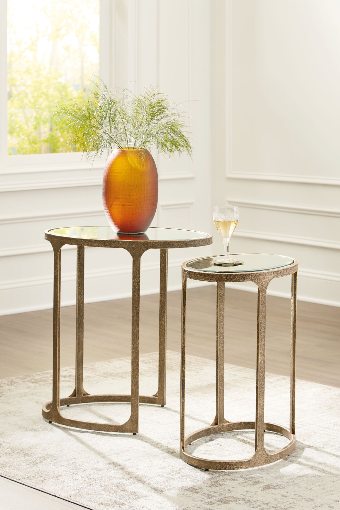 Irmaleigh - Tables d'appoint (Lot de 2) - Noir antique