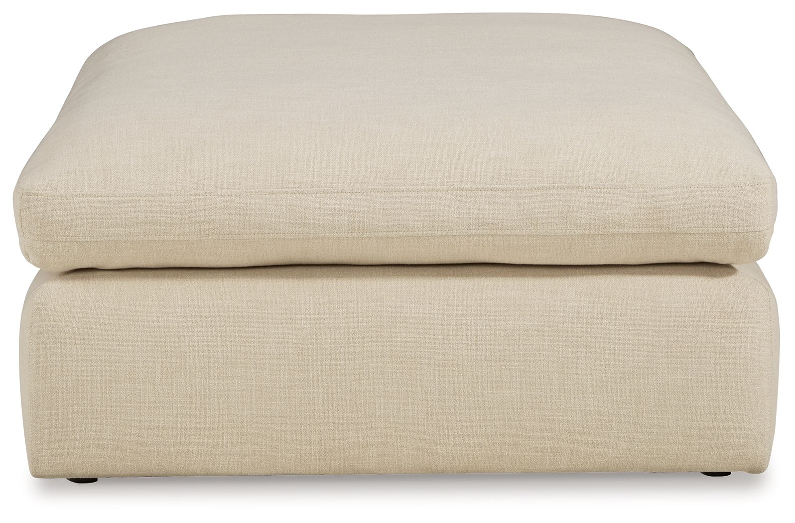 Elyza - Oversized Accent Ottoman - Linen