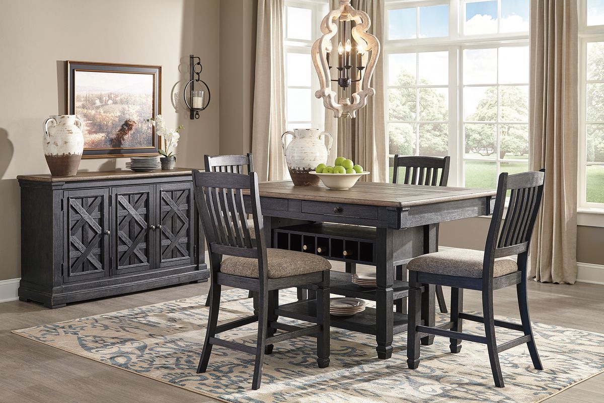Tyler Creek - Ensemble de table hauteur comptoir
