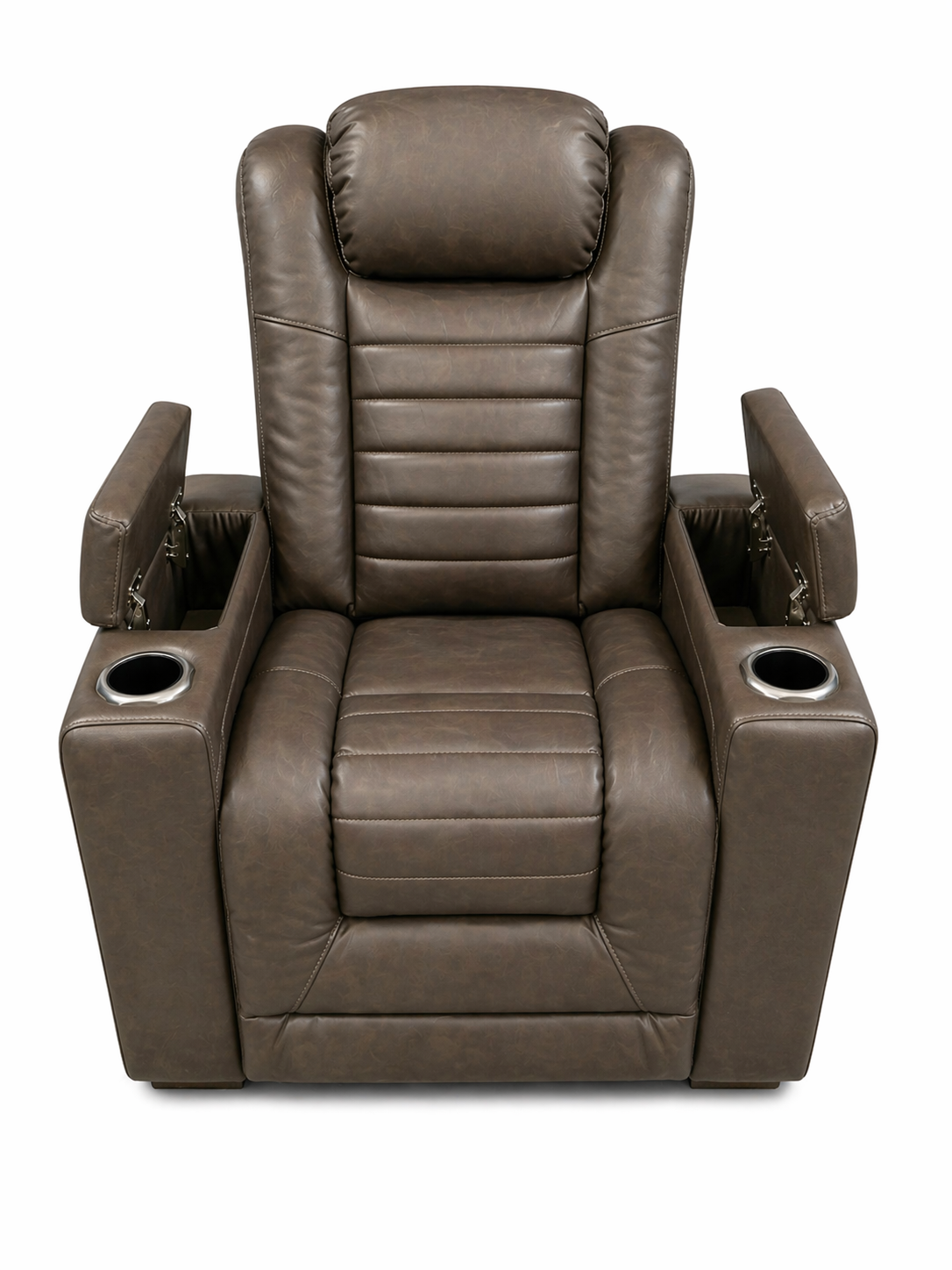 Apricot Power Reclining Console Sofa