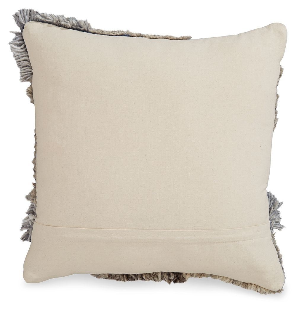 Gibbend - Pillow (Set of 4) - Blue / Gray / White