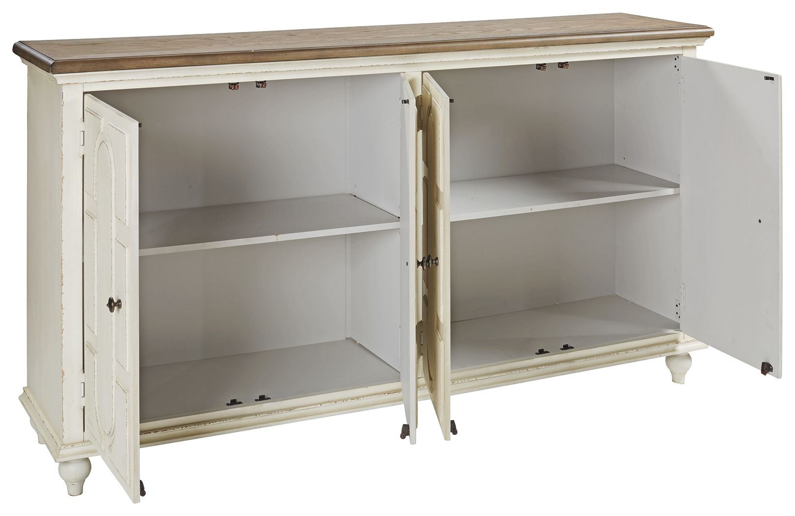 Roranville - Meuble d'appoint - Blanc antique