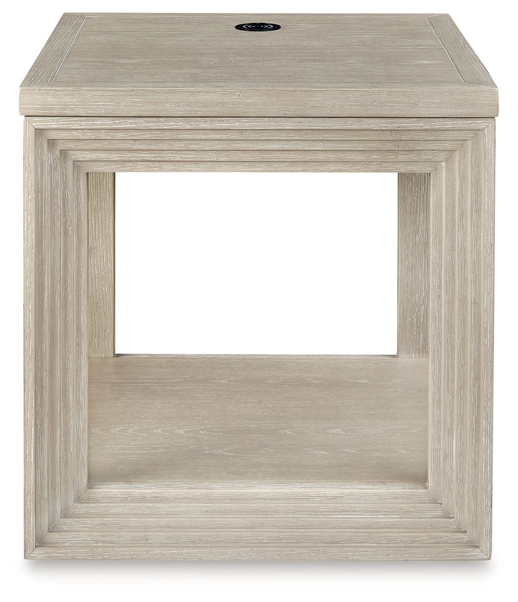 Marxhart - Table d'appoint carrée - Bisque