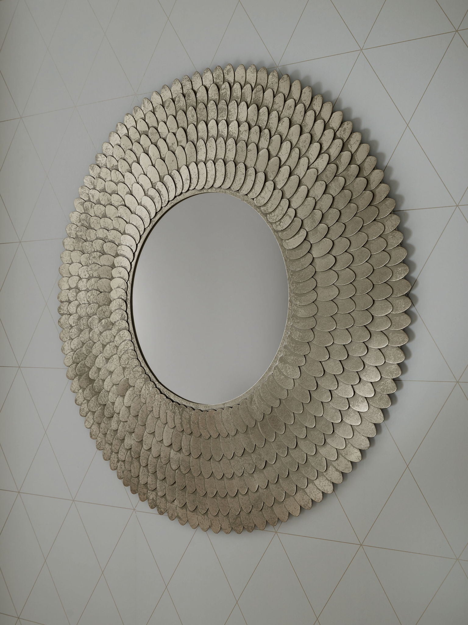 Wrightmund - Miroir d'appoint - Finition Champagne