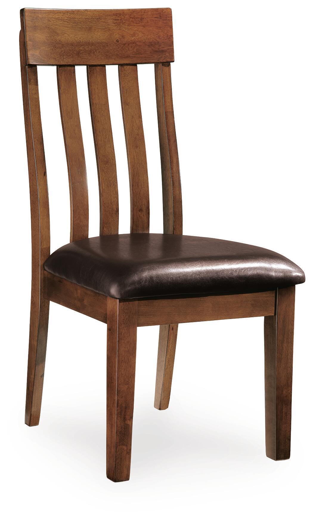 Ralene - Chaise d'appoint rembourrée (Lot de 2) - Marron moyen