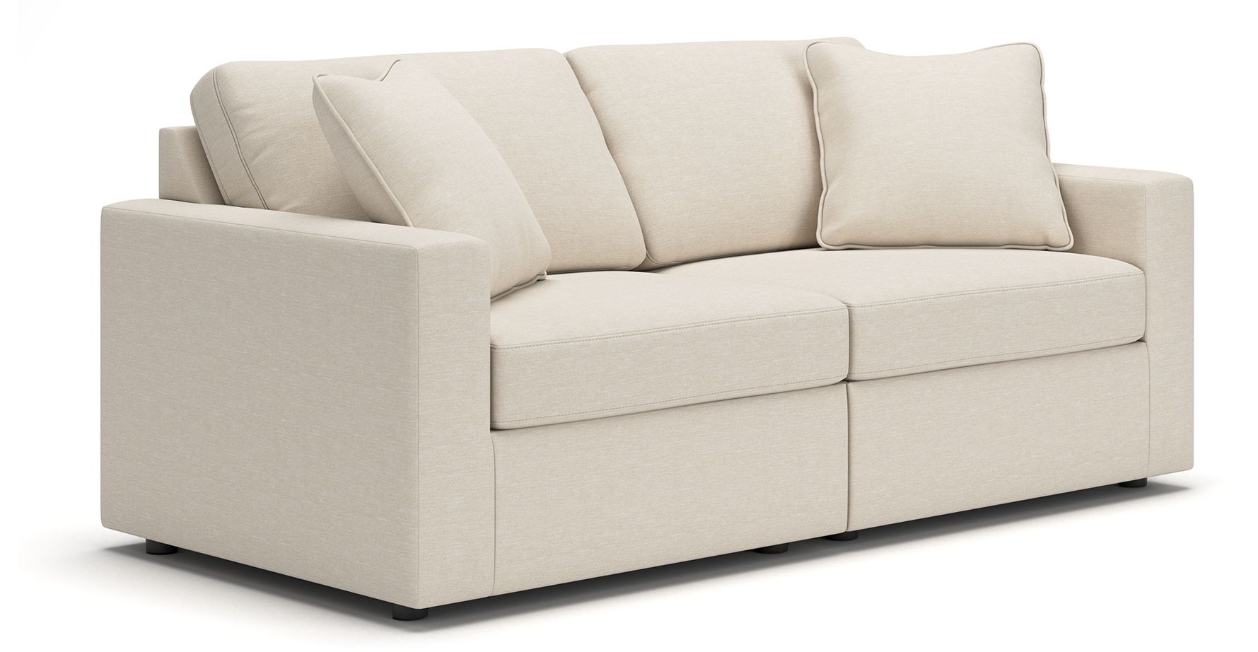 Modmax - Straight Sectional - Oyster