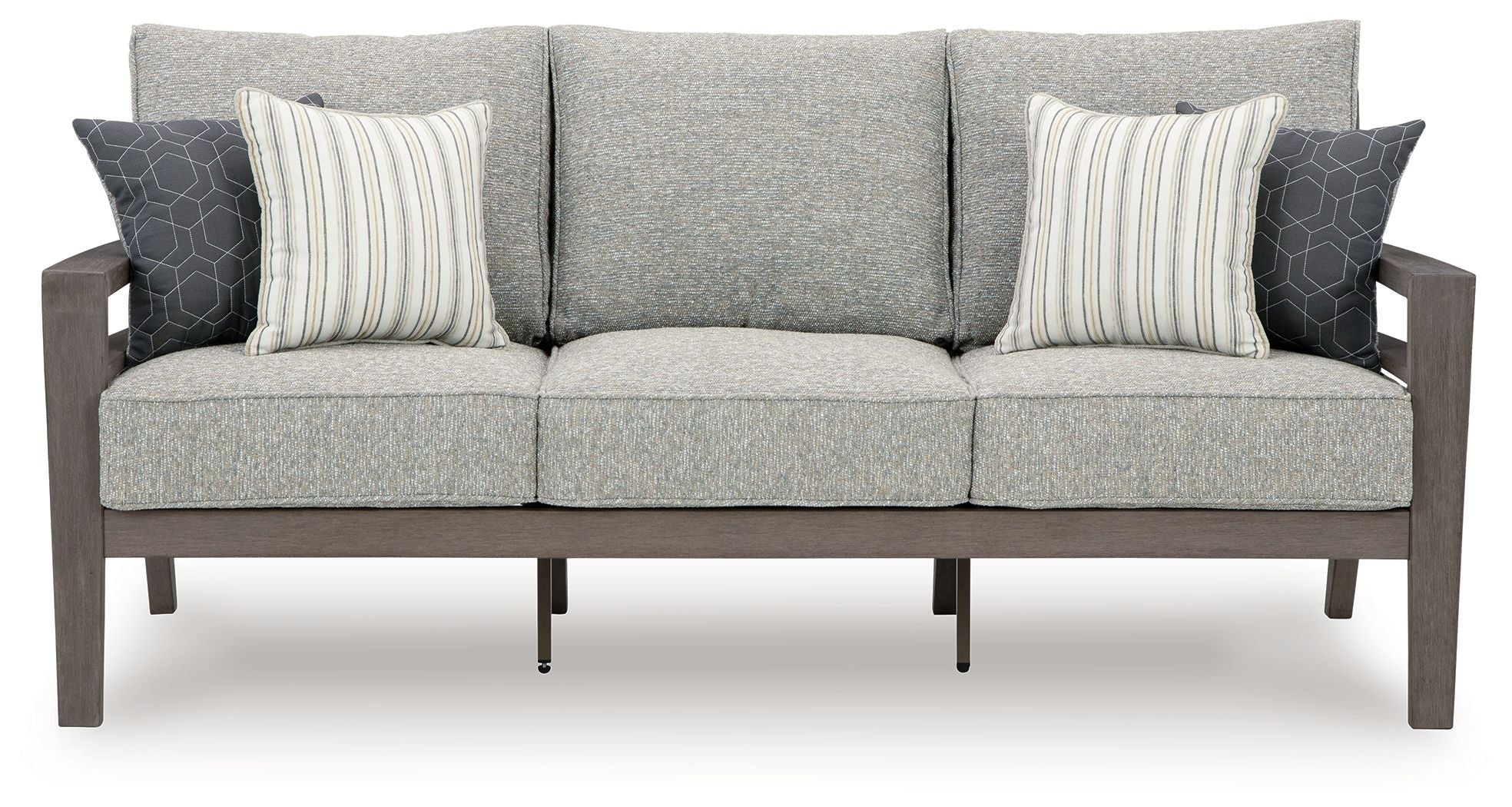 Grange Hillside - Canapé avec coussin - Gris / Marron