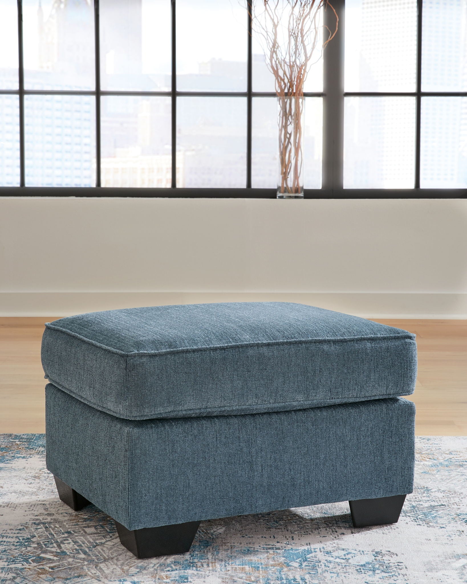 Cashton - Ottoman - Blue