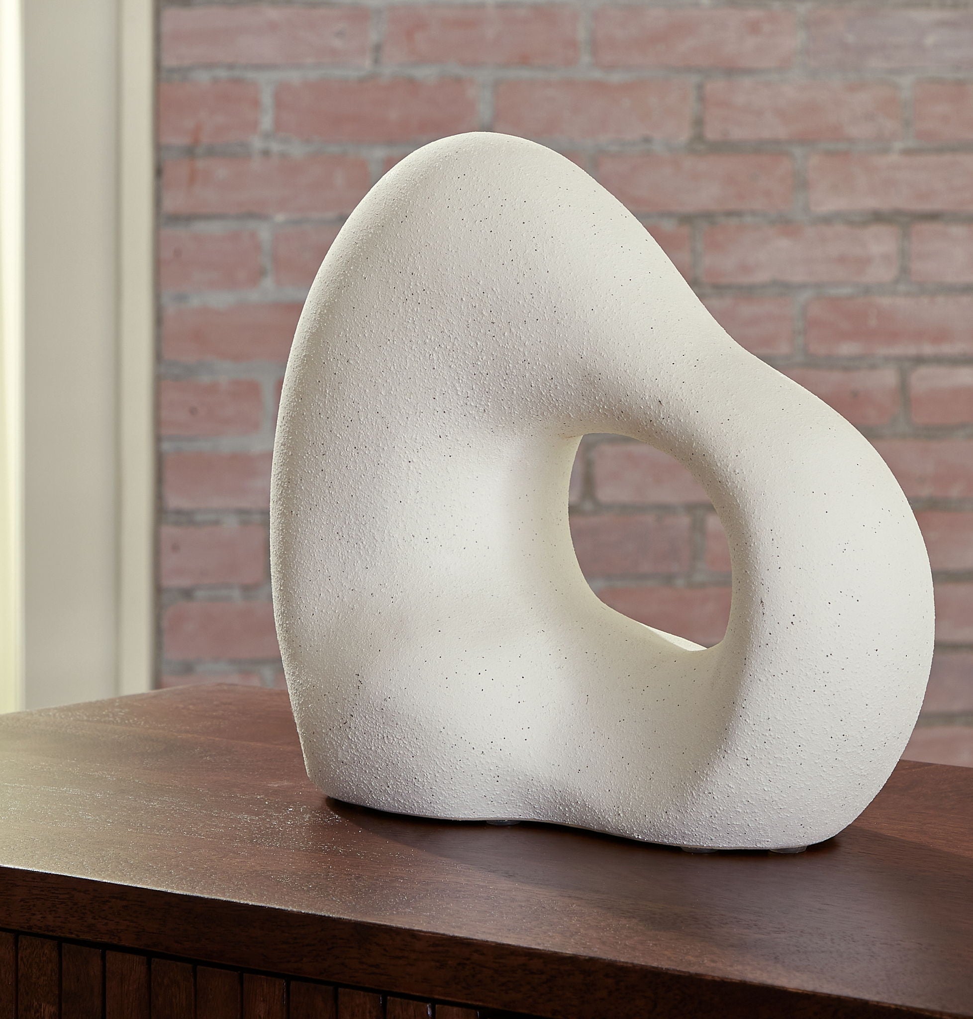 Arthrow - Sculpture - 28 cm - Blanc cassé