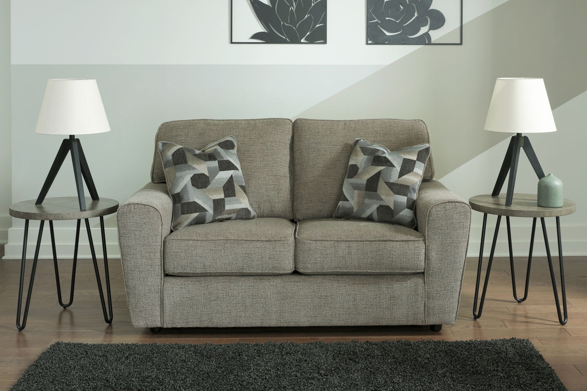 Cascilla - 2 Pc. - Sofa, Loveseat - Pewter