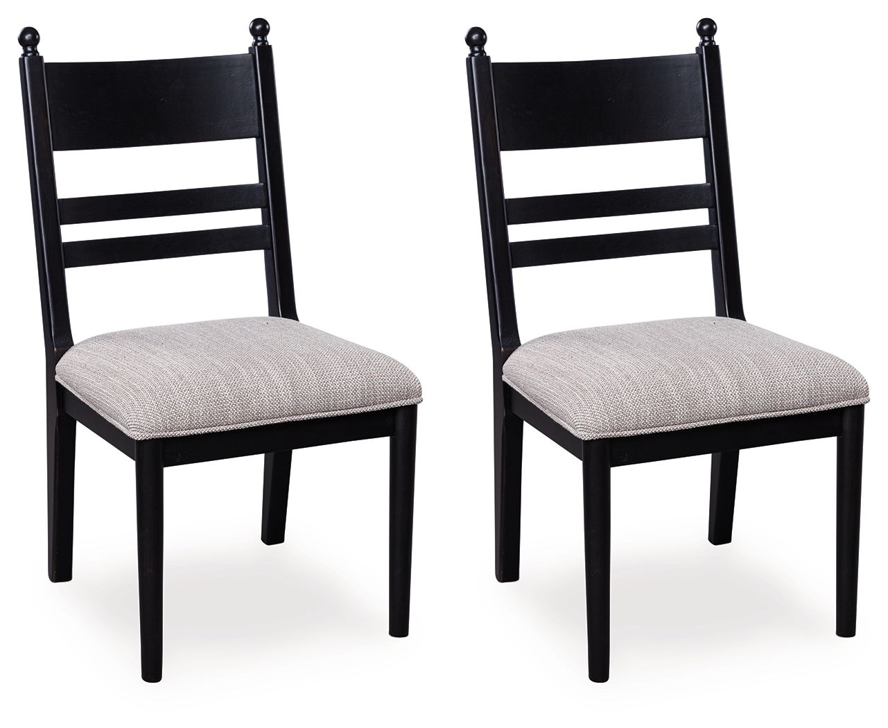 Greddinton - Chaise d'appoint de salle à manger rembourrée (lot de 2)