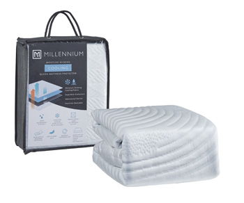Protège-matelas Rafraîchissant Supplémentaire - Protège-matelas Queen (Lot de 4) - Blanc