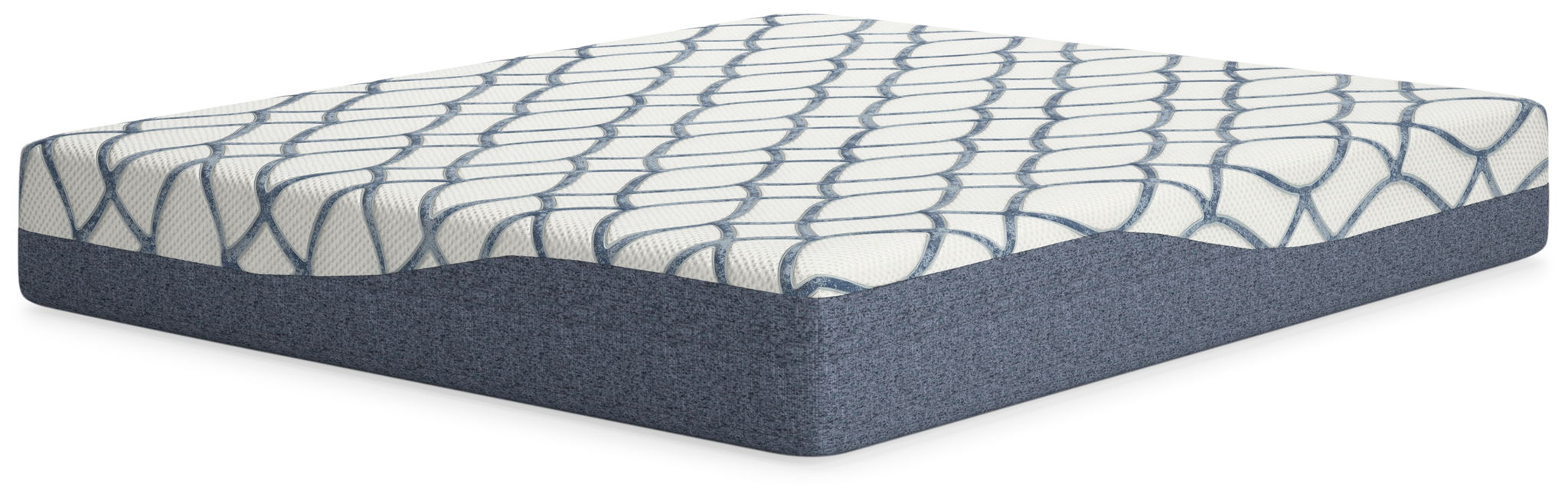 Matelas Chime Elite 2.0 de 12 po. - Grand lit double (California King) - Blanc/Bleu