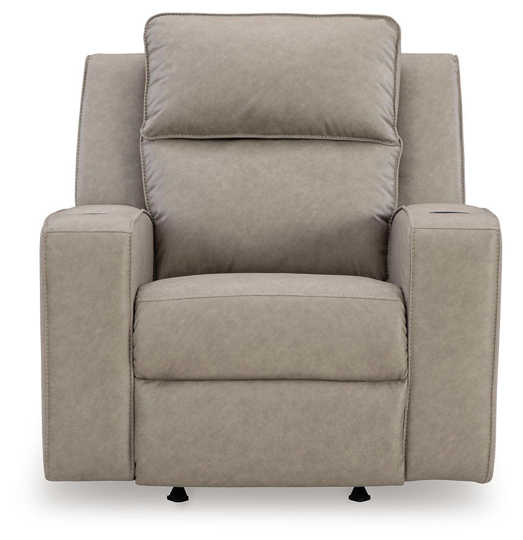Lavenhorne - Fauteuil inclinable à bascule - Similicuir - Galet