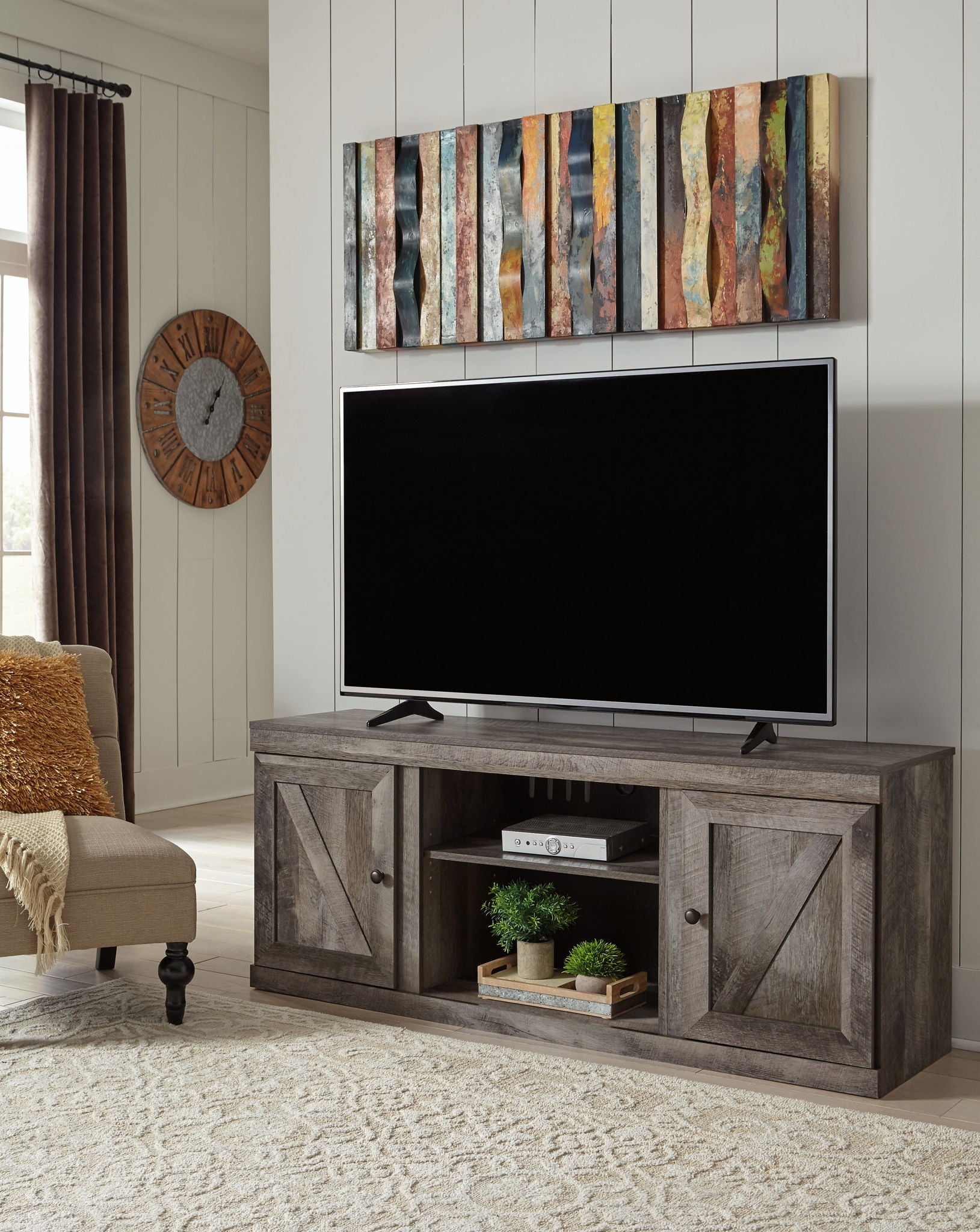 Wynnlow - Meuble TV avec option foyer