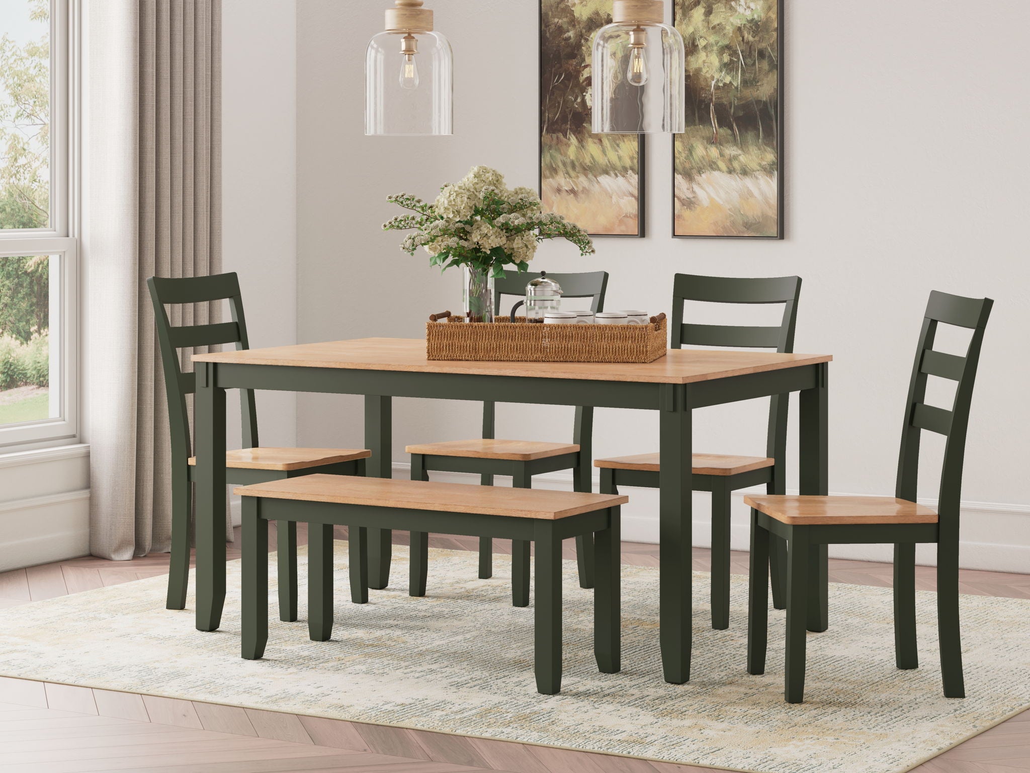 Gesthaven - Ensemble table et chaises de salle à manger