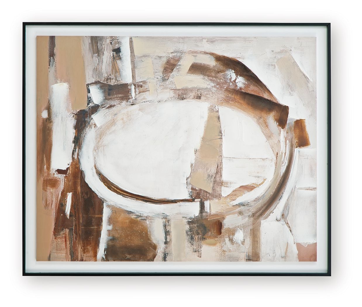 Bradlow - Art mural - Marron / Blanc / Noir