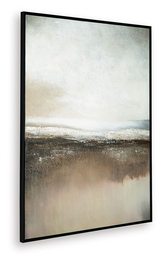 Siaking - Art mural - Marron / Gris / Blanc