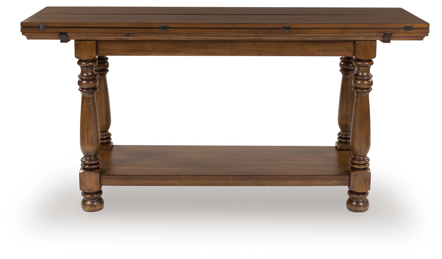 Sturlayne - Table d'appoint avec plateau relevable - Marron
