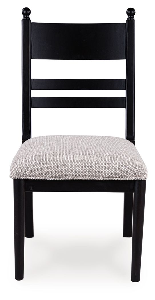 Greddinton - Chaise d'appoint de salle à manger rembourrée (lot de 2)