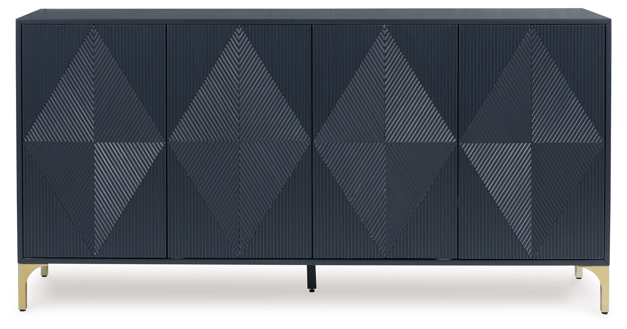 Loirwick - Meuble d'appoint - Bleu foncé