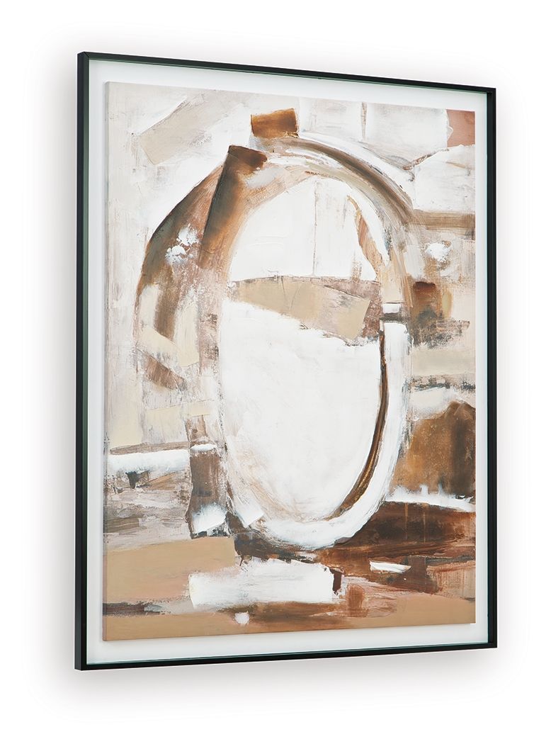 Bradlow - Art mural - Marron / Blanc / Noir