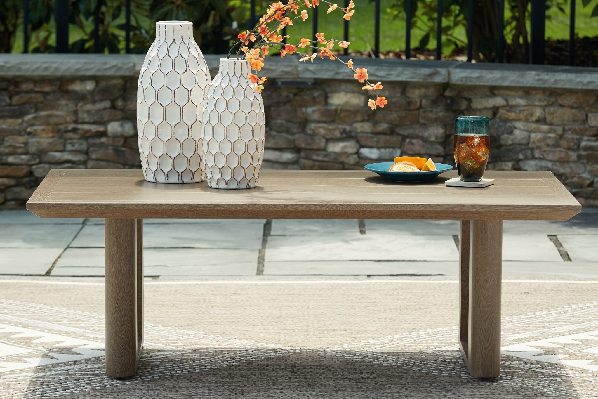 Serene Bay - Table Basse Rectangulaire - Brun Foncé