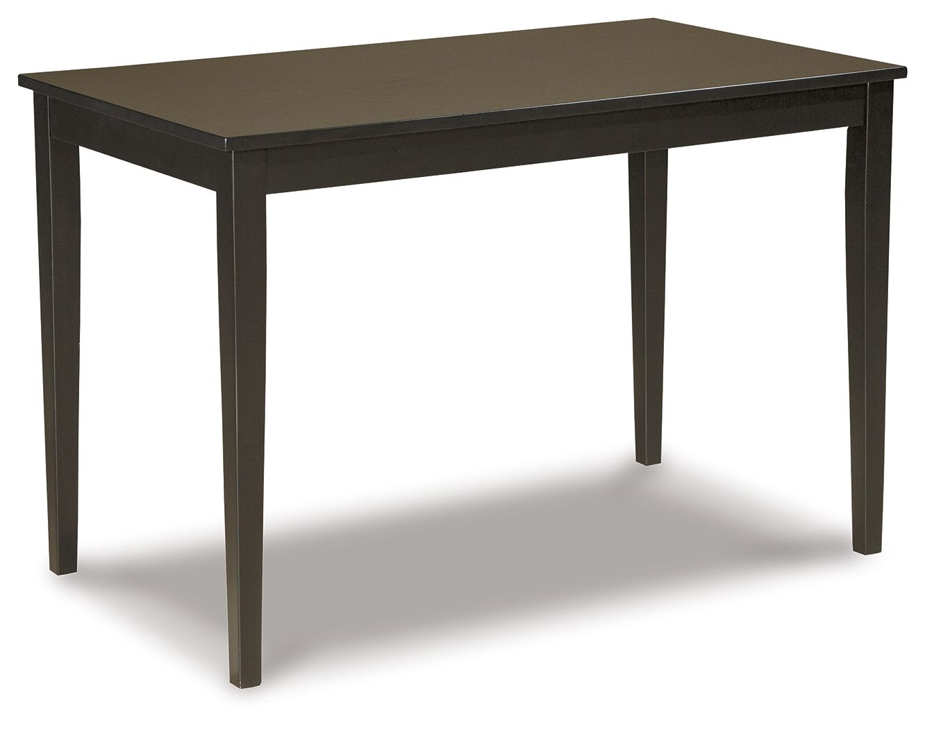 Kimonte - Table de salle à manger rectangulaire - Brun foncé