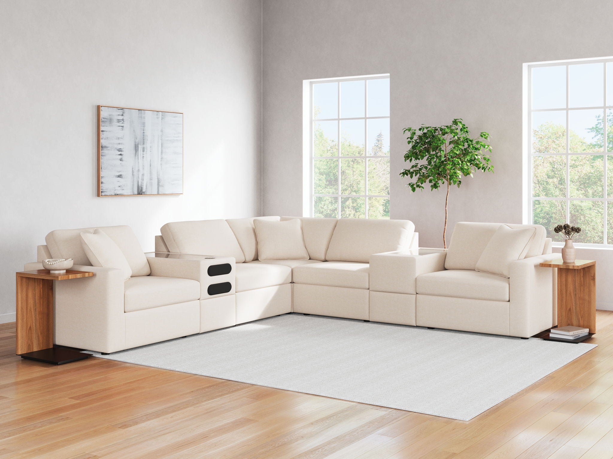 Modmax - Symmetrical Sectional - Oyster