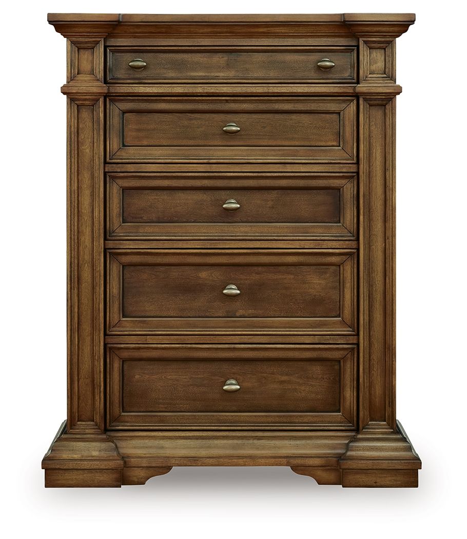 Frantanna - Commode cinq tiroirs - Brun