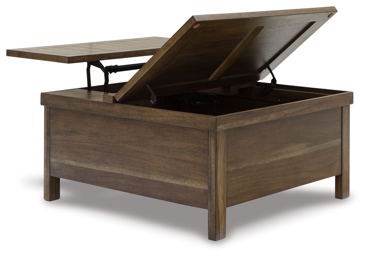 Moriville - Table Basse Relevable - Brun Grisâtre