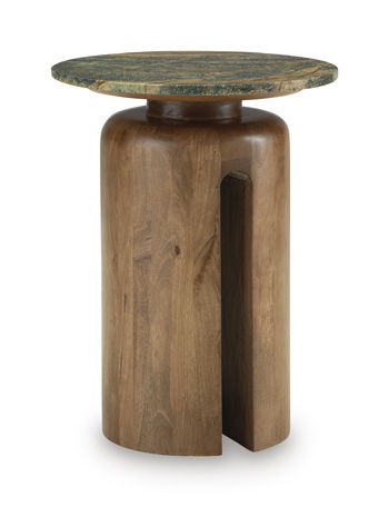 Caplow - Accent Table - Brown / Green