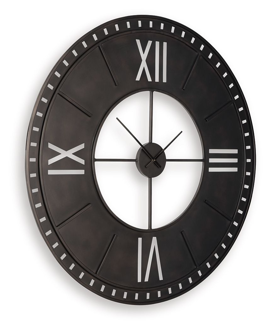Lytle - Horloge murale - Marron antique