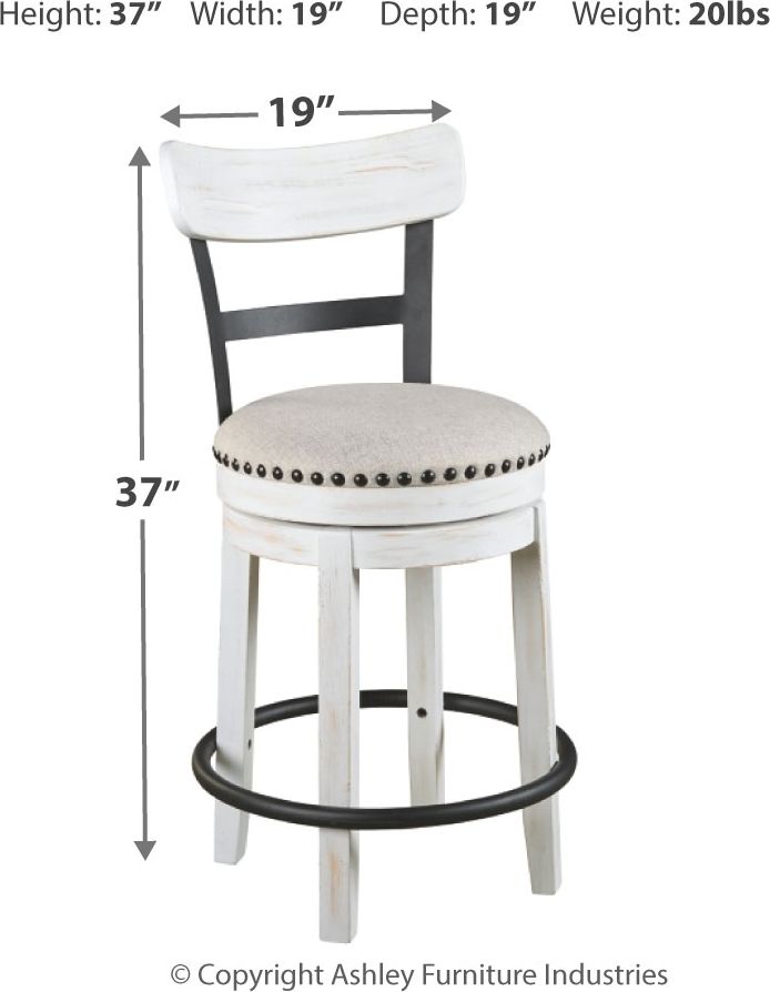 Valebeck - Ensemble table hauteur comptoir