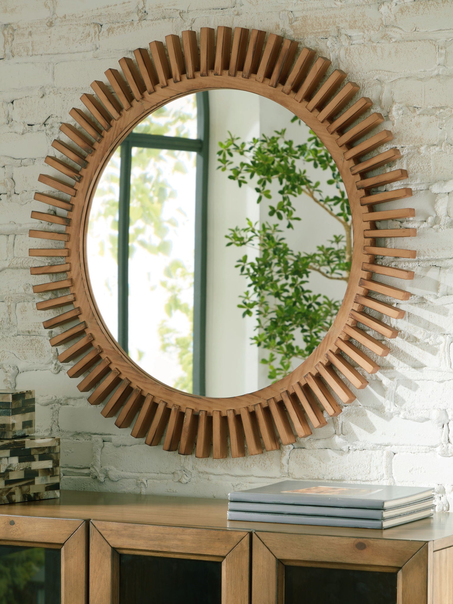 Tedwell - Miroir décoratif - Marron