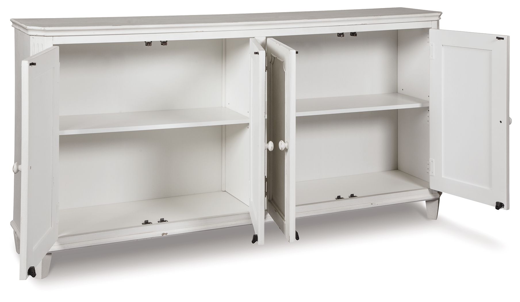 Mirimyn - Meuble d'appoint - Blanc Antique