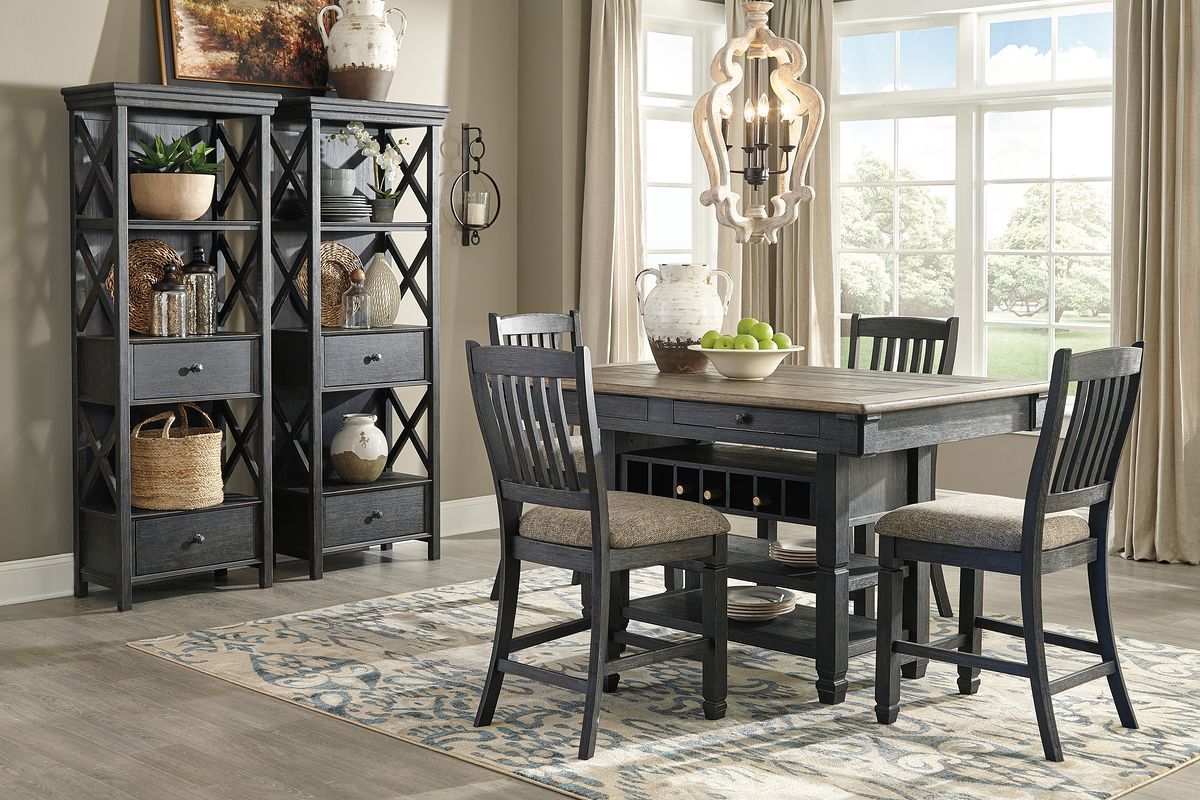 Tyler Creek - Ensemble de table hauteur comptoir
