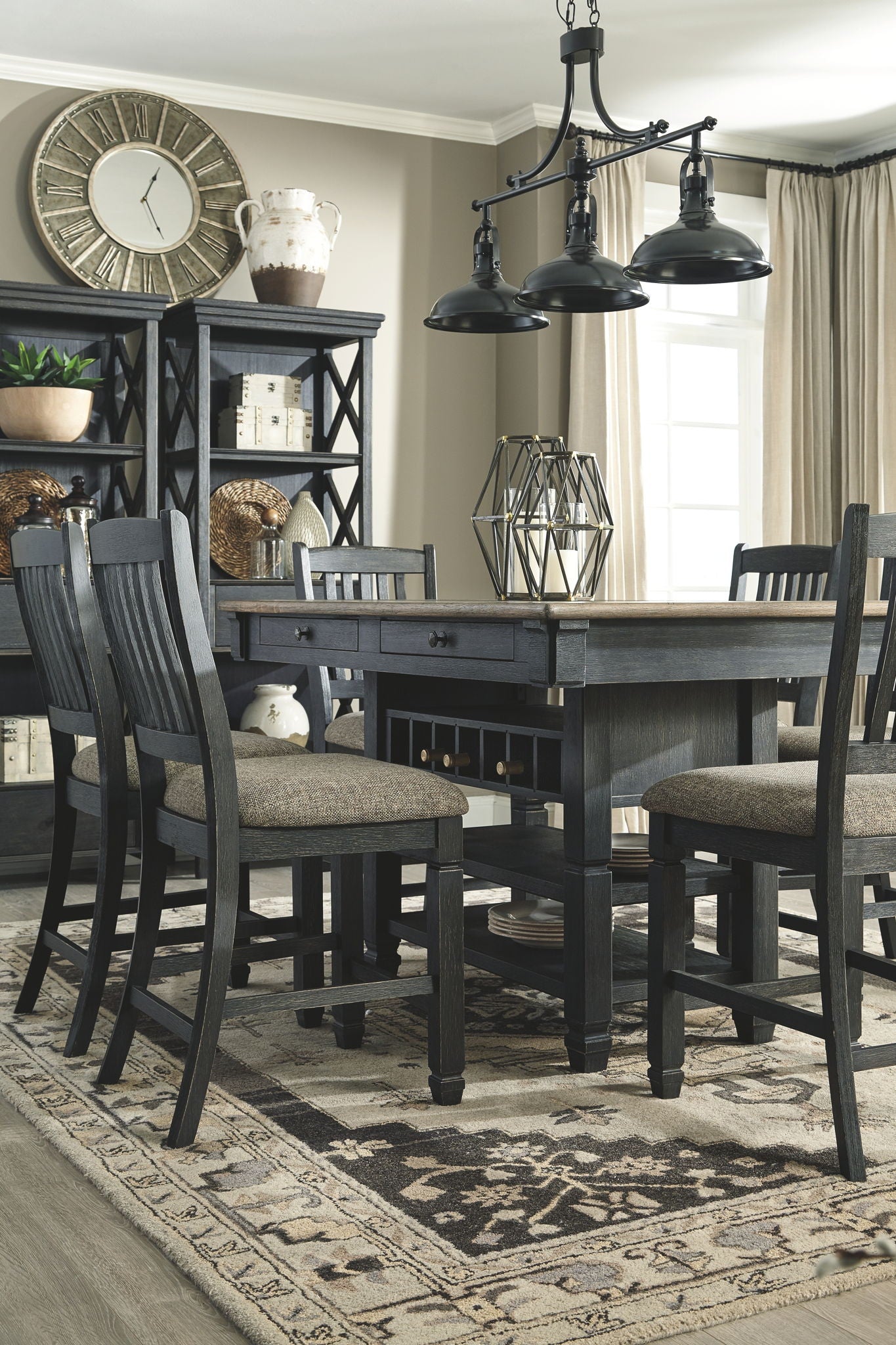 Tyler Creek - Ensemble de table hauteur comptoir