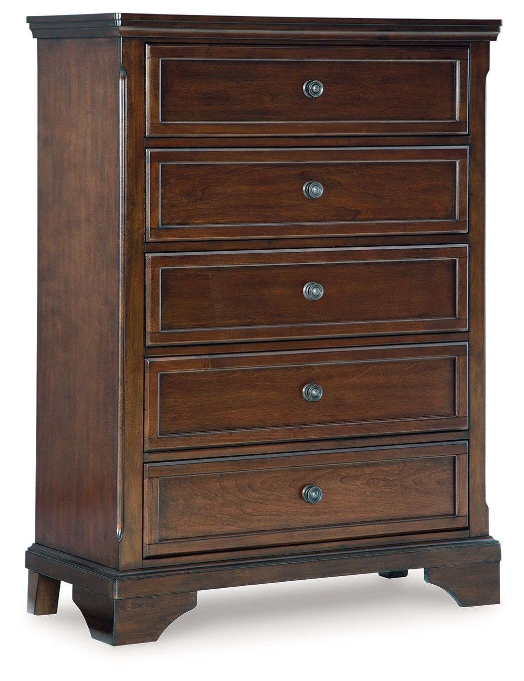 Trellington - Commode cinq tiroirs - Marron