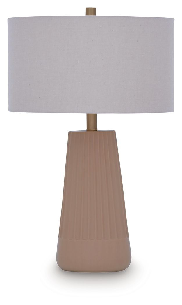 Dellner - Lampe de table en céramique - Mocha