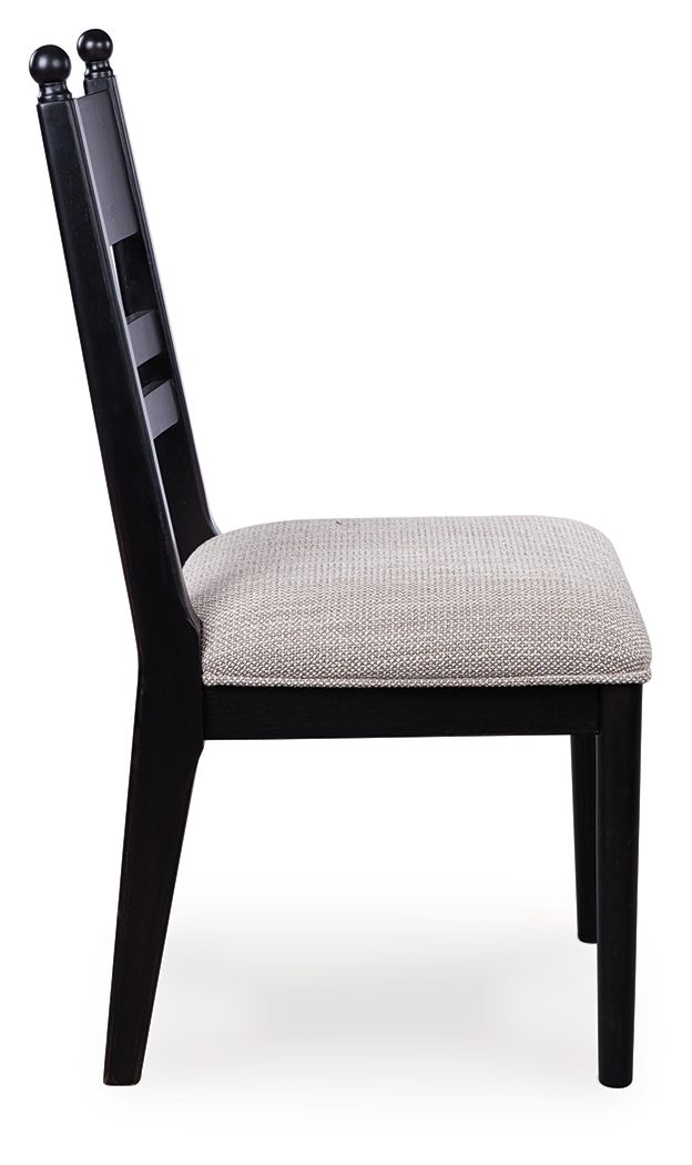 Greddinton - Chaise d'appoint de salle à manger rembourrée (lot de 2)