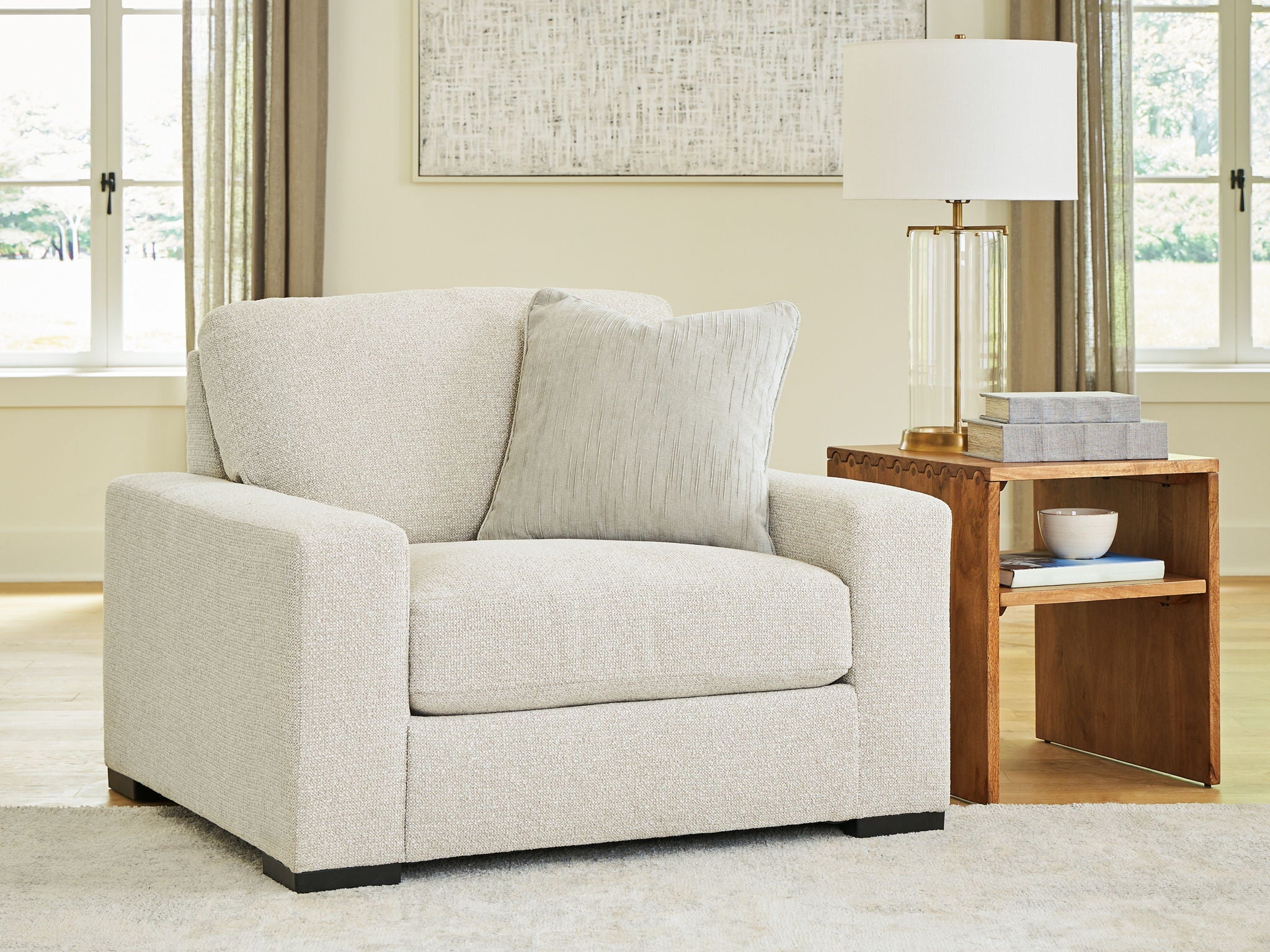 Conlee-Pike - Fauteuil une place et demie - Lin