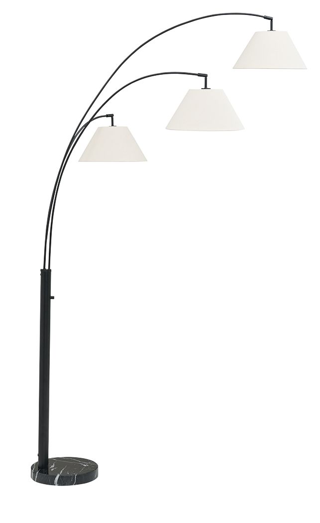 Gibbswellner - Lampe à arc en métal - Noir