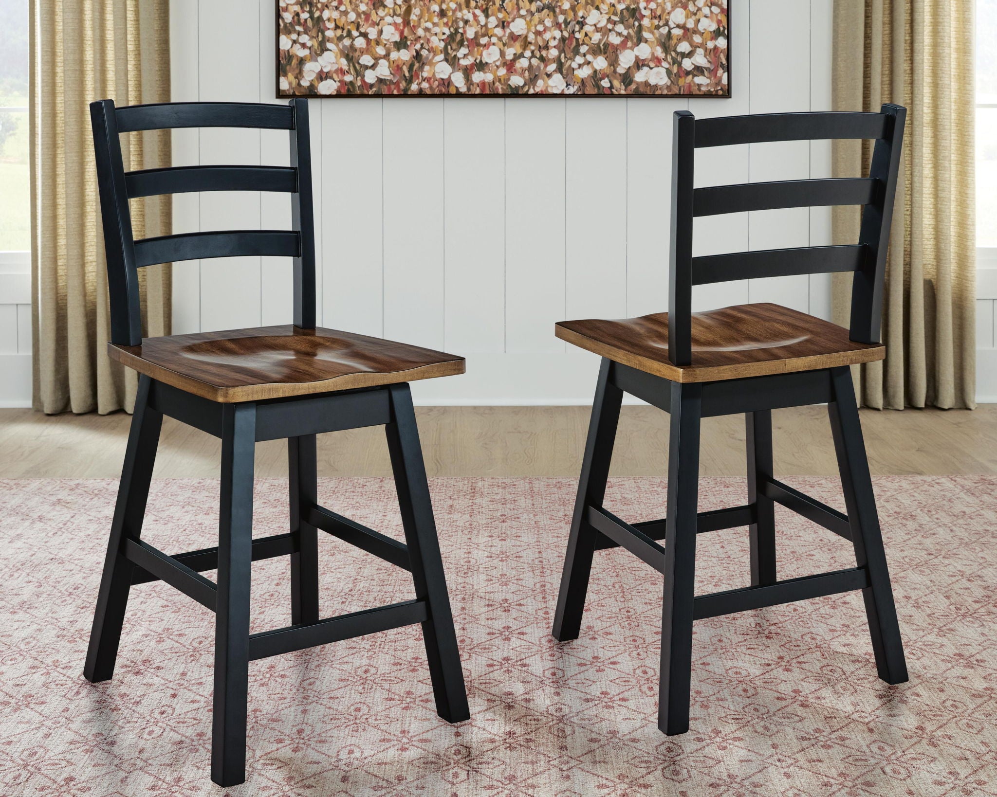 Wildenauer - Tabouret pivotant (Lot de 2)