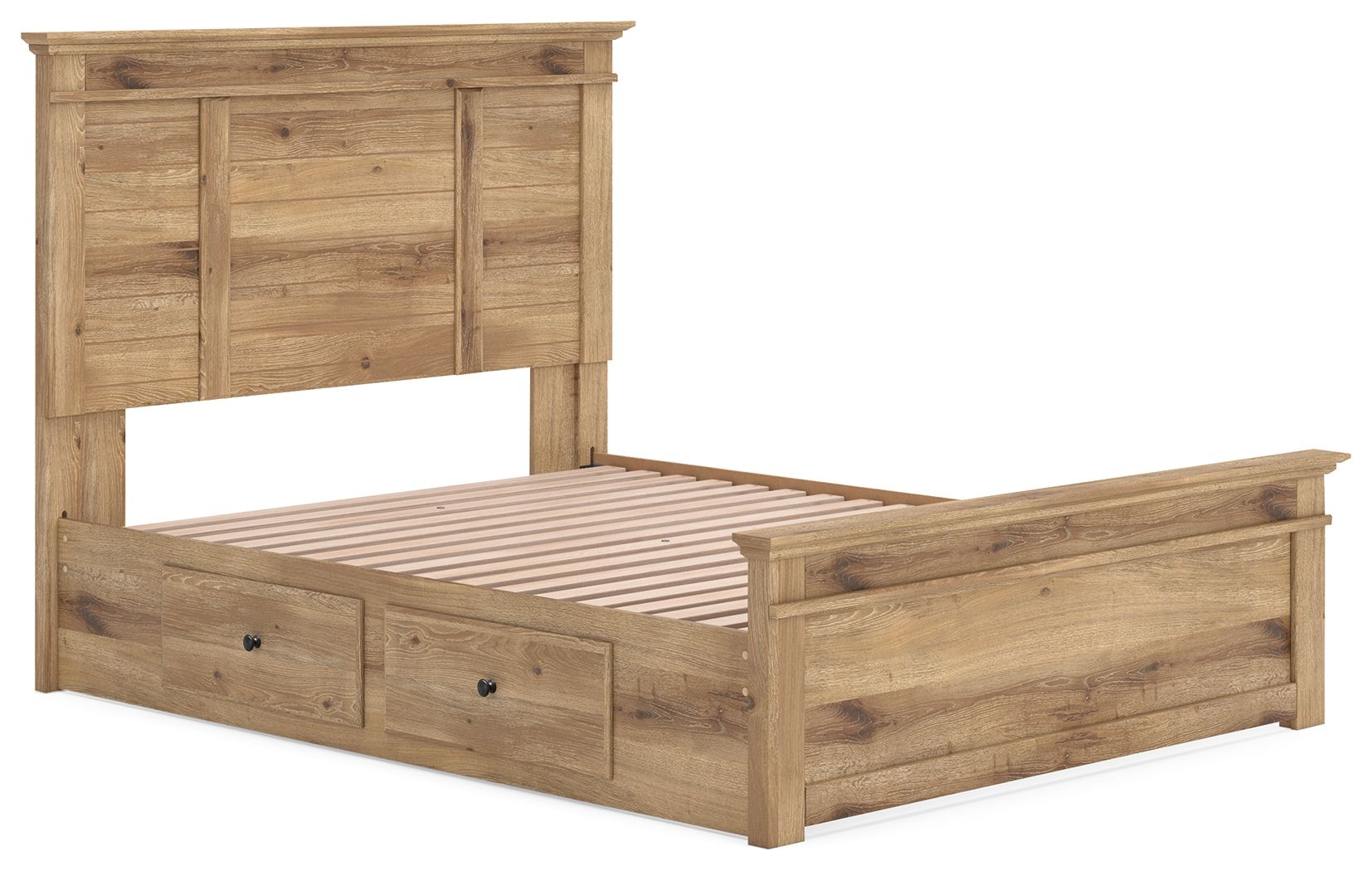Makidern - Lit de rangement avec 2 tiroirs de rangement sous le lit