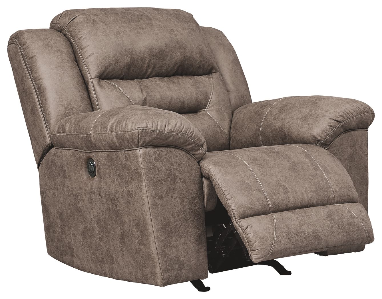 Stoneland - Fauteuil inclinable motorisé - Similicuir - Fossil