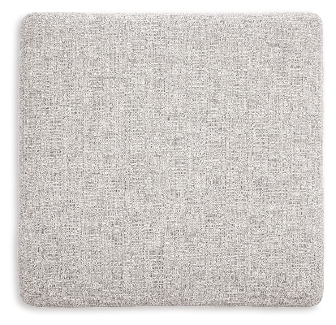 Koralynn - Pouf d'appoint surdimensionné - Stone