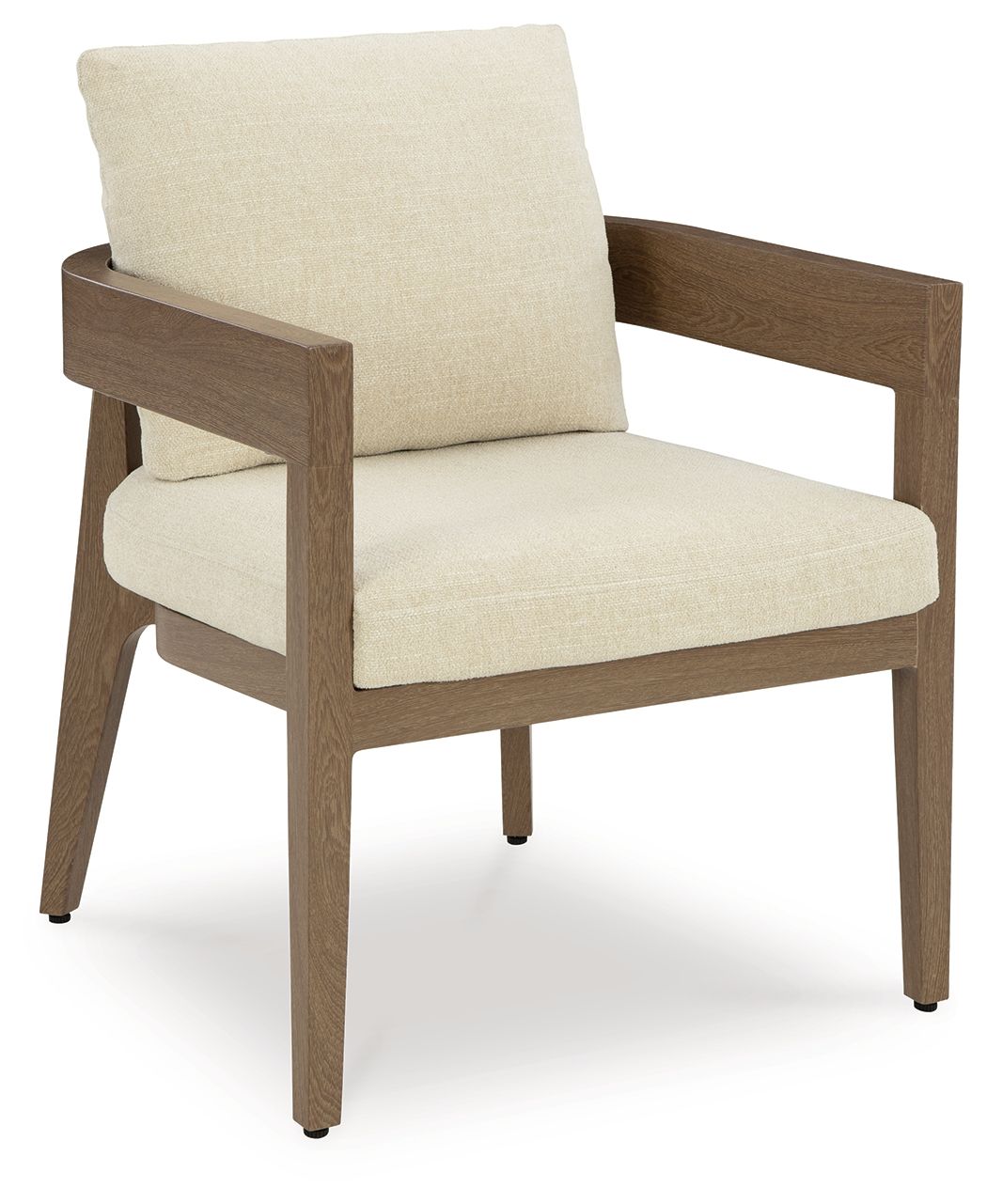 Serene Bay - Fauteuil avec coussin (Lot de 2) - Marron foncé / Blanc