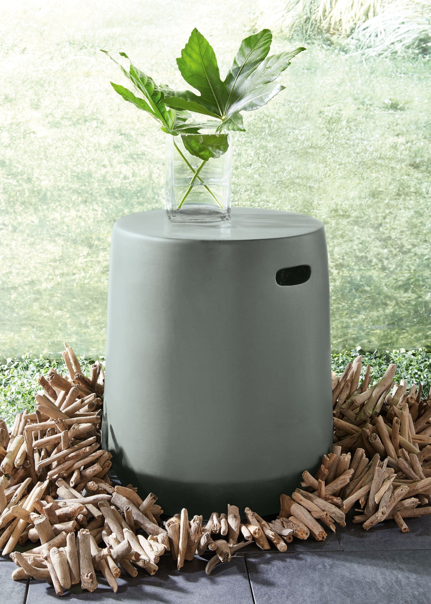 Kalmunds - Tabouret - Gris